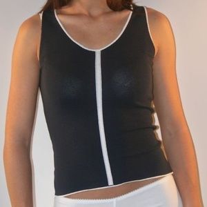 NWT GIUPA'S Navy Light knit sleeveless top